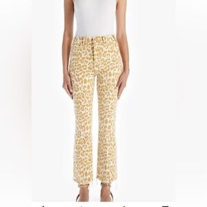 MOTHER hustler ankle fray jeans in Prowl wildflower size 27